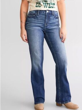 BKE by Buckle Gabby Jeans High Rise Curvy Fit Bootcut Jeans Western Size 30x31.5
